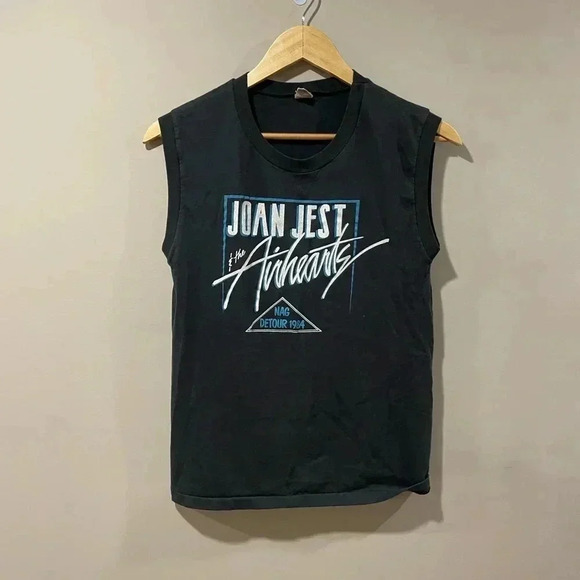 Rare 84’ Joan Jest & The Airhearts Concert Single Stitch T-Shirt - Picture 1 of 7